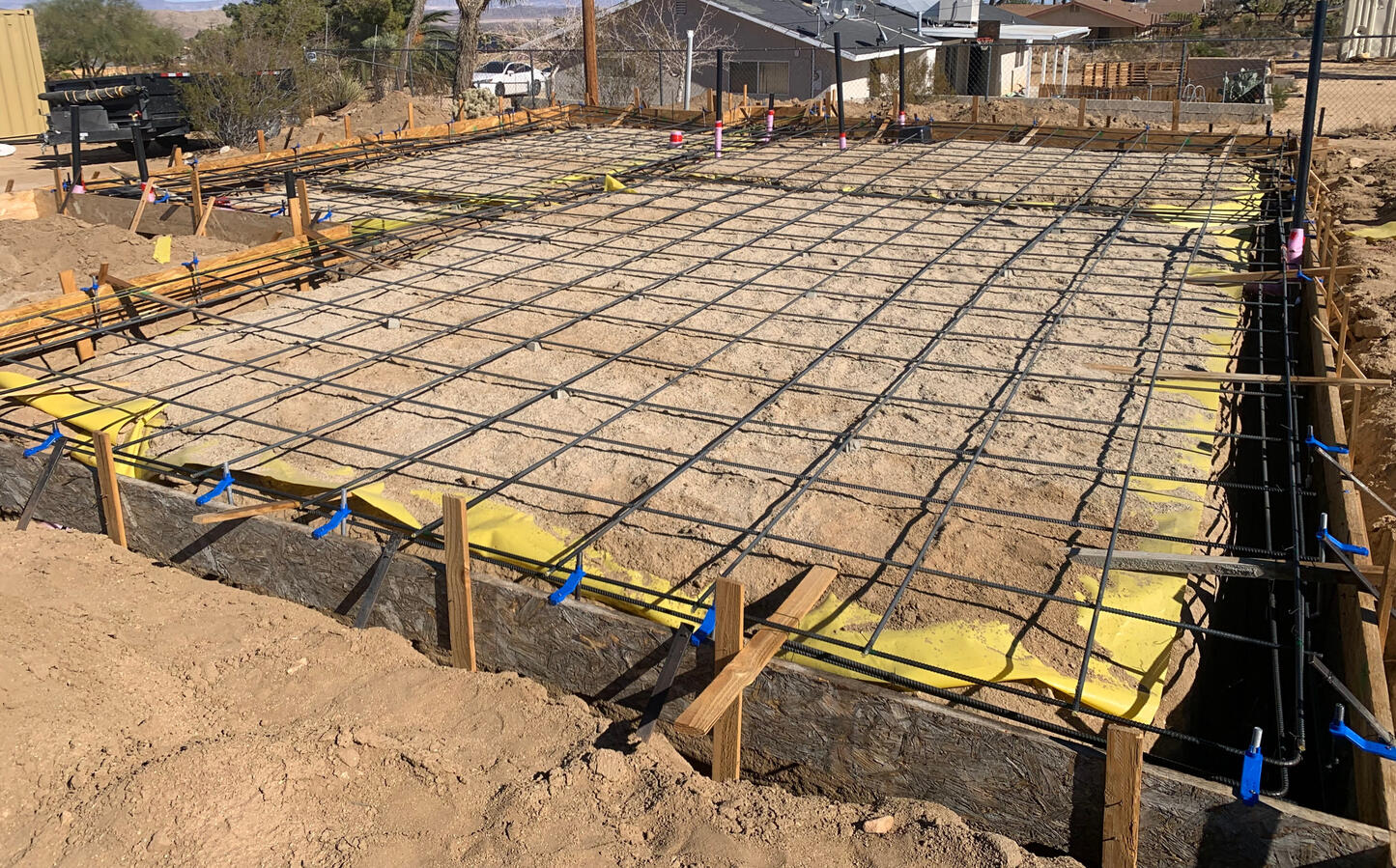 Grading Footings Steel & Foundation Work Grading Footings Steel & Foundation Work